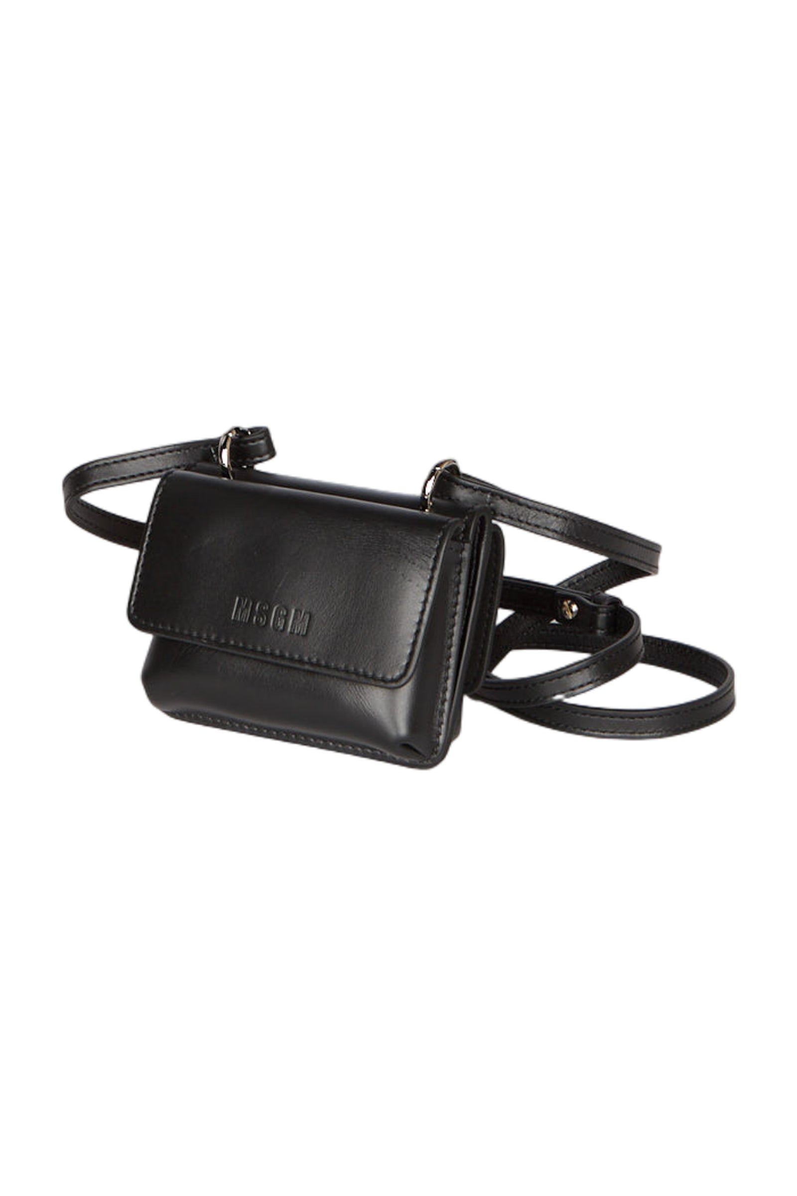 Msgm Handtasche Crossbody Schwarz 