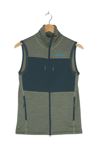 EGGA GRID MERINO VEST WMN