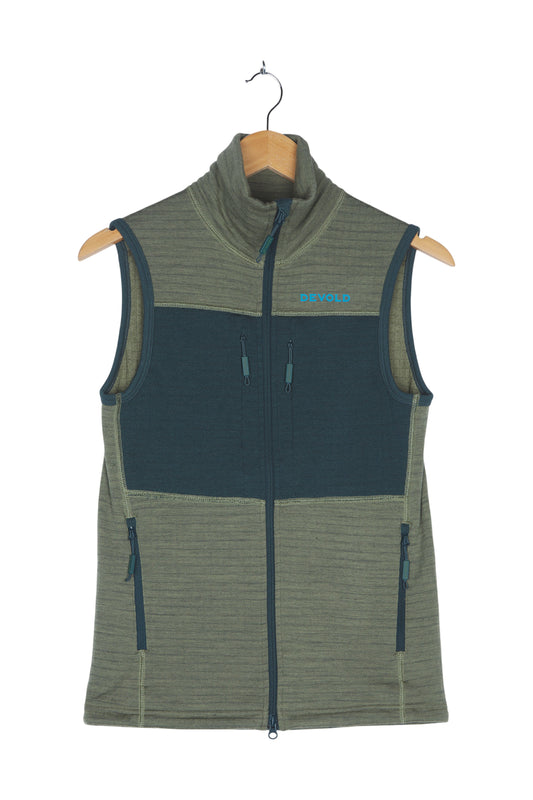 EGGA GRID MERINO VEST WMN