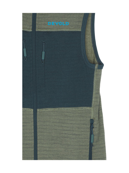 EGGA GRID MERINO VEST WMN
