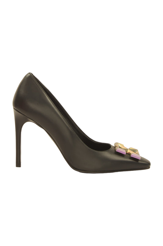 Off-White High Heels Size 38 Schwarz 