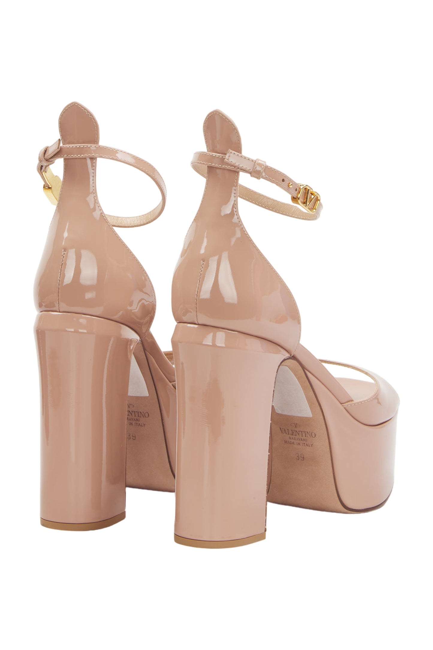 Valentino Garavani Peeptoepumps Size 39 Rosa 