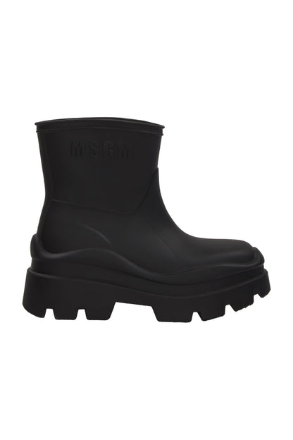 Msgm Gummistiefel Size 40 Schwarz 