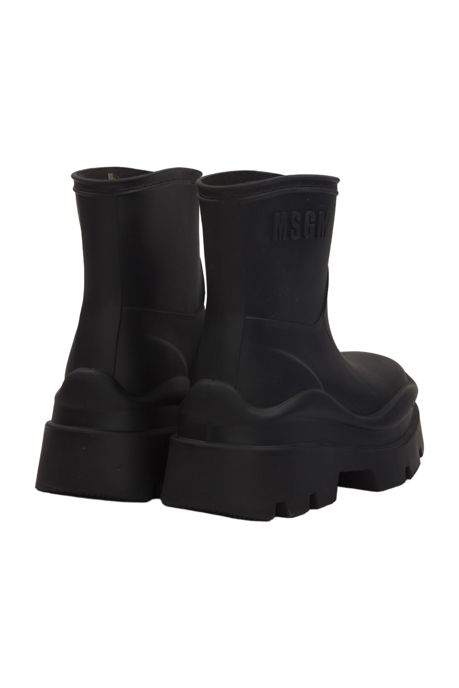 Msgm Gummistiefel Size 40 Schwarz 