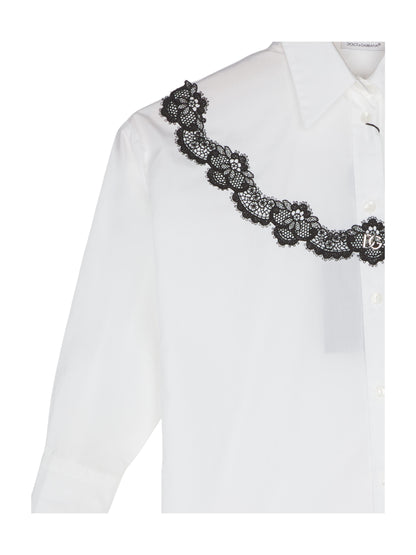 Dolce & Gabbana Bluse mit Spitze