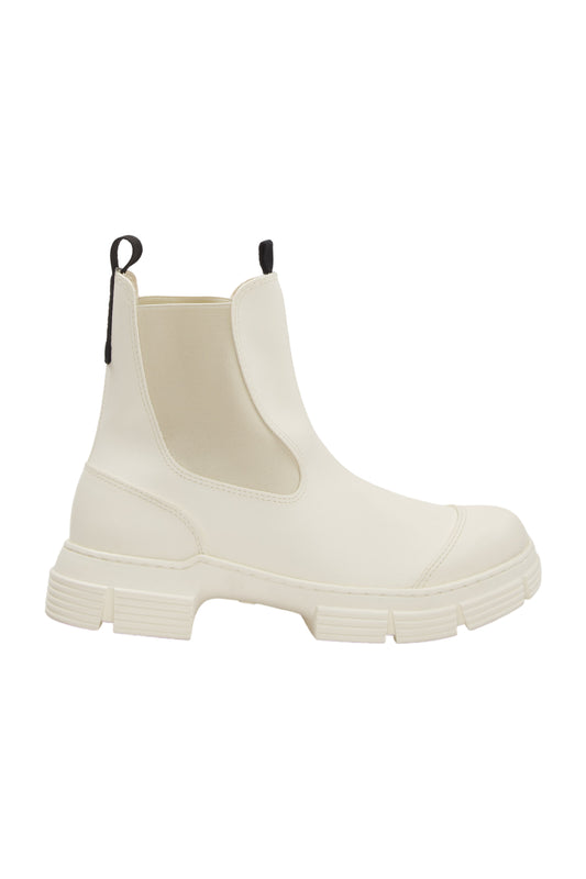 Ganni Ankle Boots Size 38 Weiß 