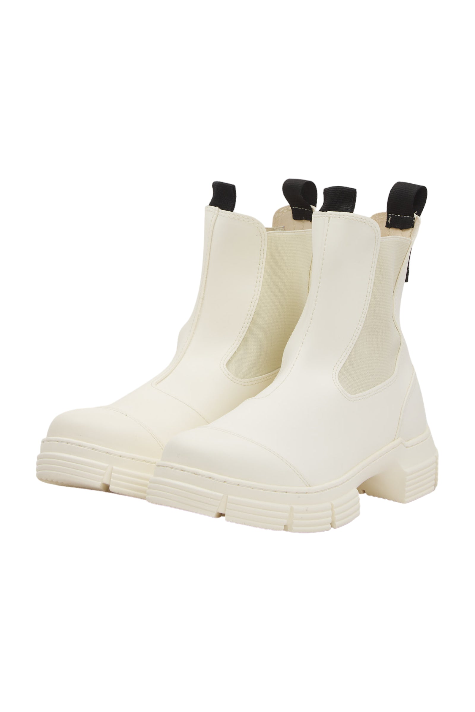 Ganni Ankle Boots Size 38 Weiß 