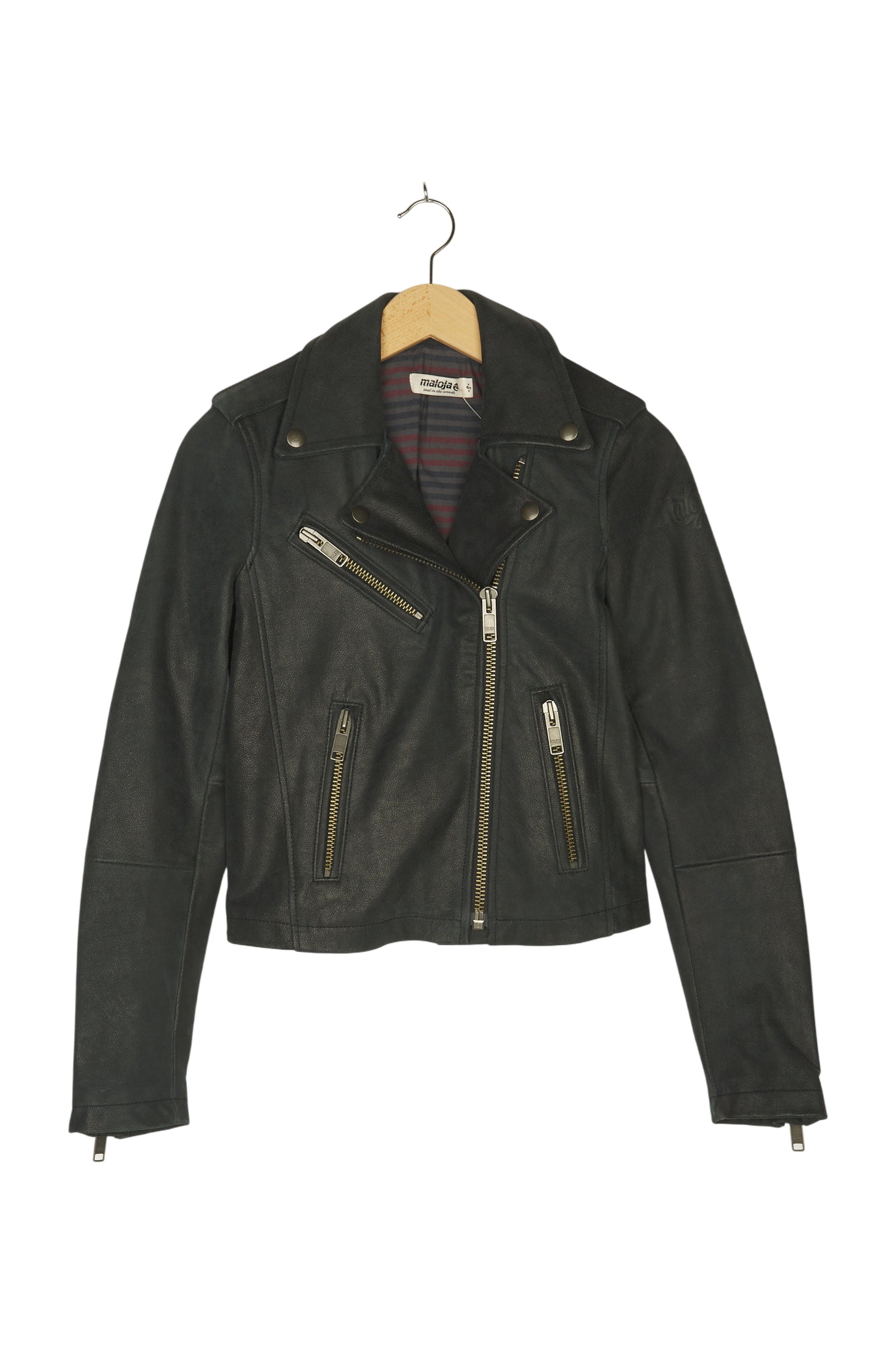CindyM. Snow Leather Jacket