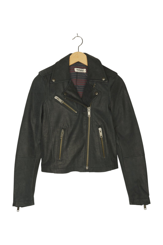 CindyM. Snow Leather Jacket
