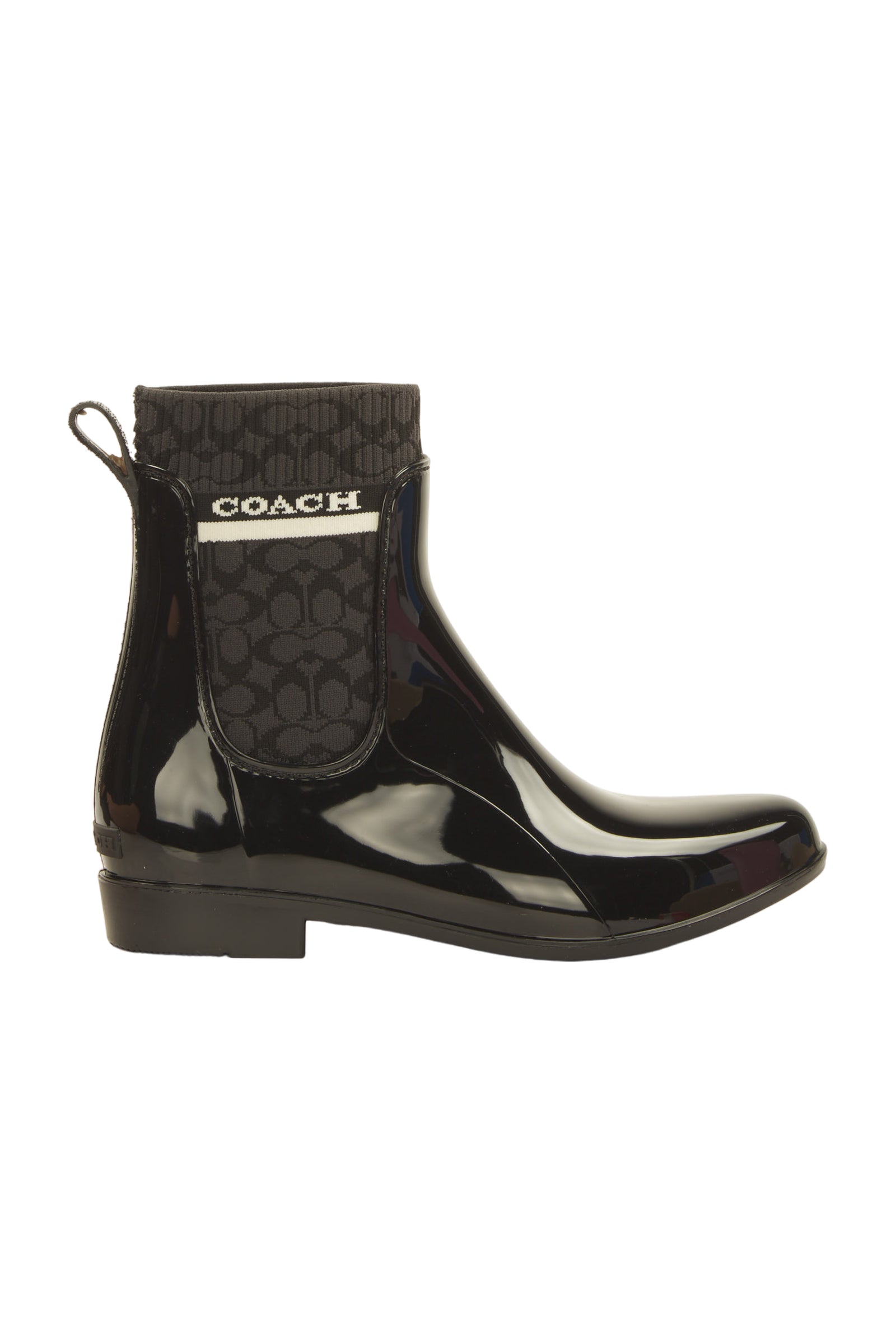 Coach Gummistiefel Size 39.5 Schwarz 
