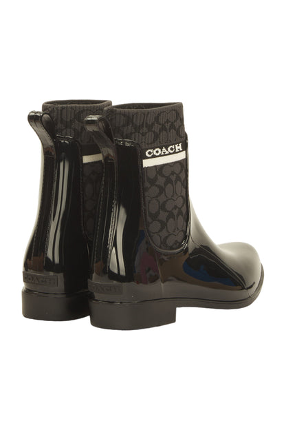 Coach Gummistiefel Size 39.5 Schwarz 