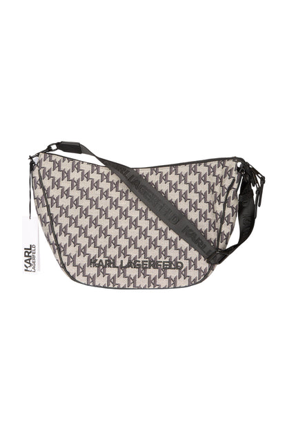Karl Lagerfeld Monogram Logo Handtasche Umhängetasche