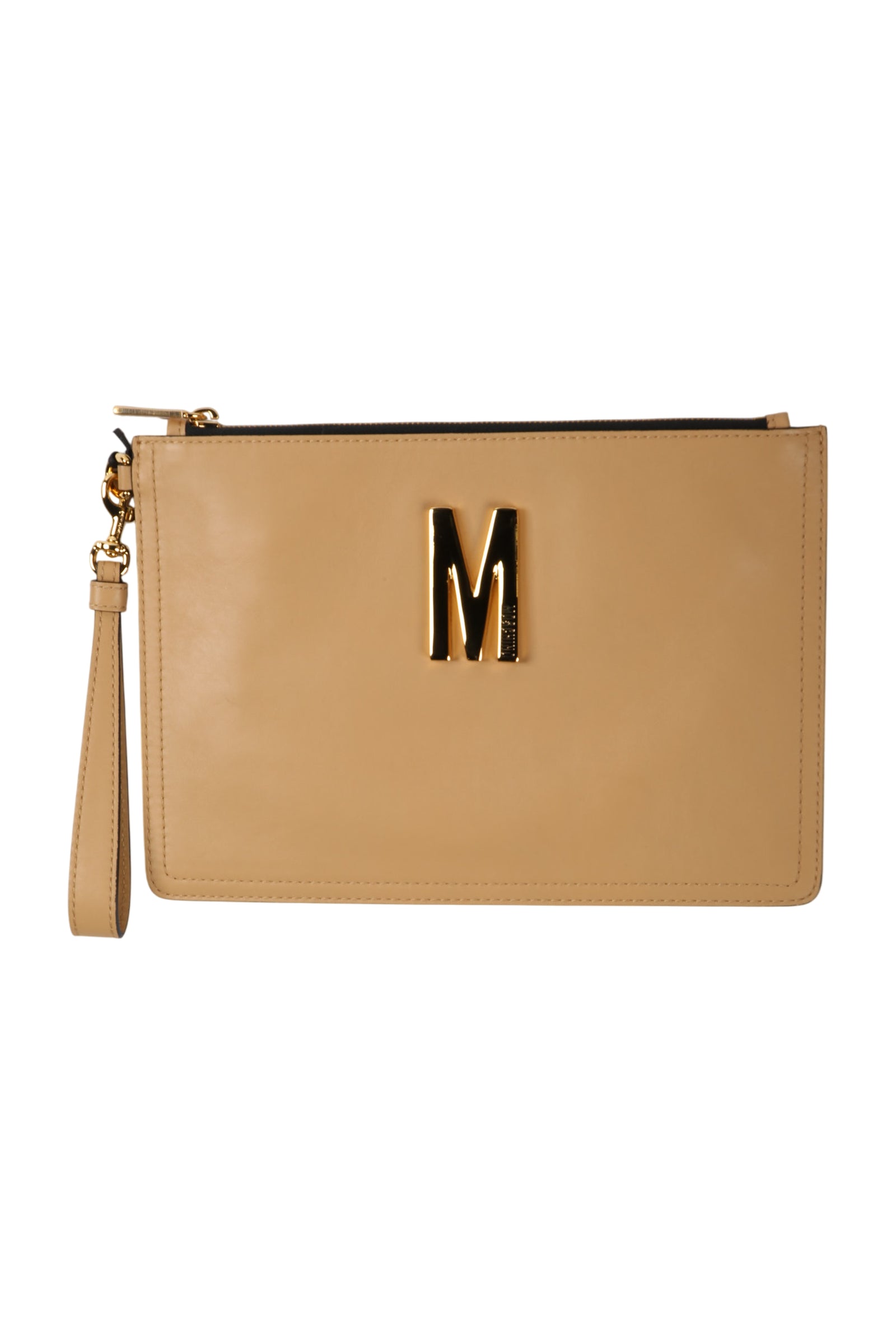 Moschino Clutch Portmonaie One Size Beige 