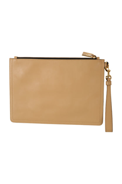 Moschino Clutch Portmonaie One Size Beige 