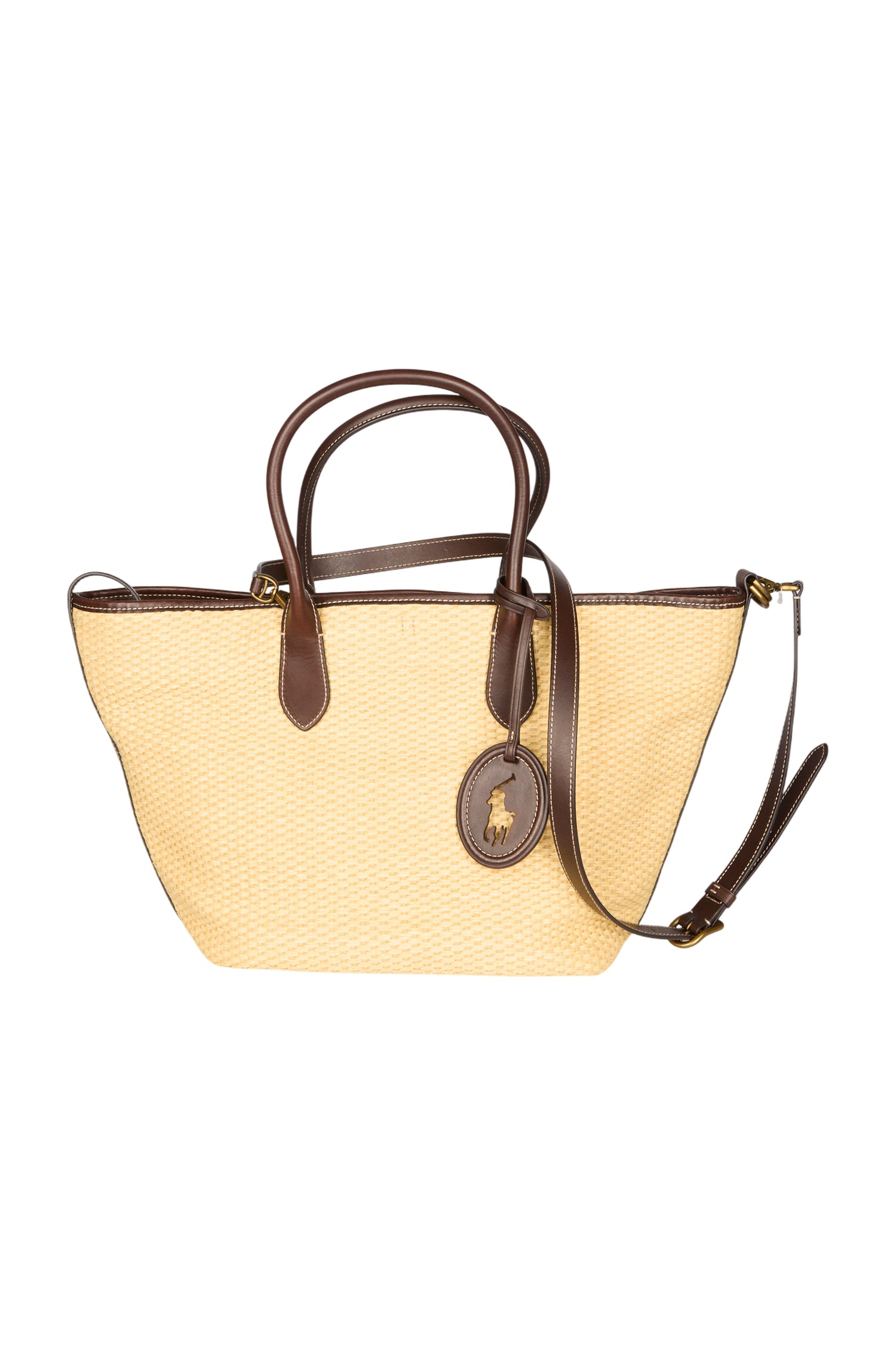 Polo Ralph Lauren Bellport Straw Shopper Beige