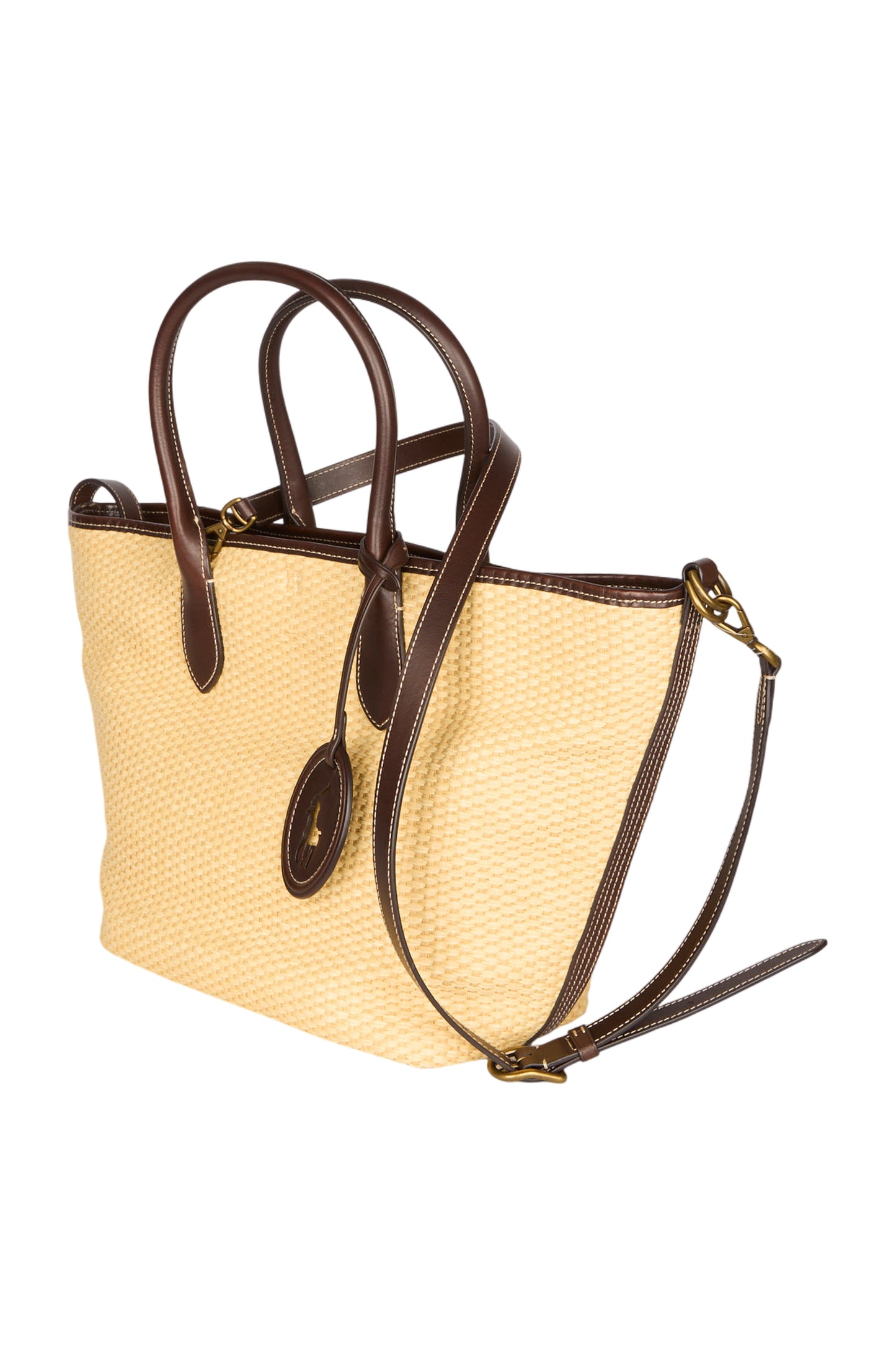 Polo Ralph Lauren Bellport Straw Shopper Beige