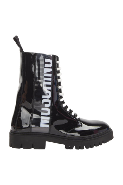 Moschino Schnürschuhe Size 36 Schwarz 