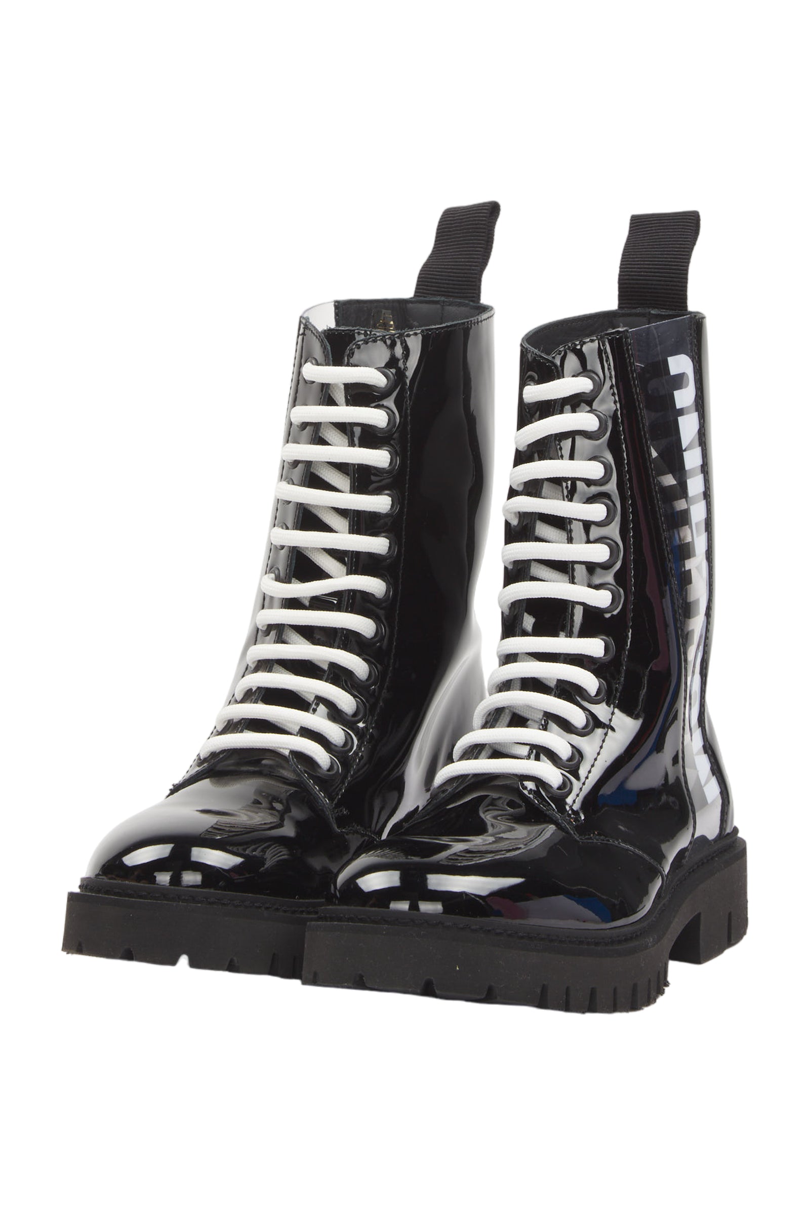 Moschino Schnürschuhe Size 36 Schwarz 