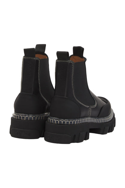Ganni Ankle Boots Size 38 Schwarz 