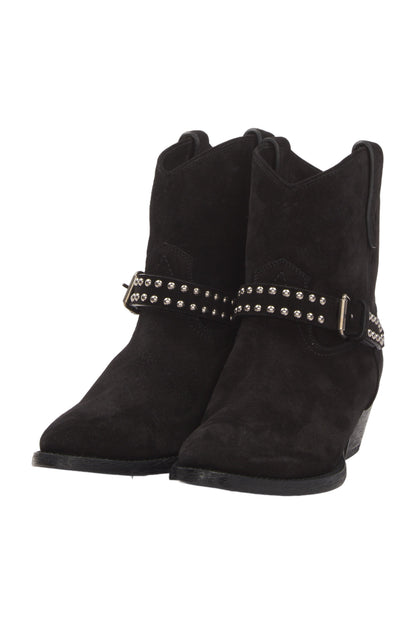 Saint Laurent Ankle Boots Size 38 Schwarz 