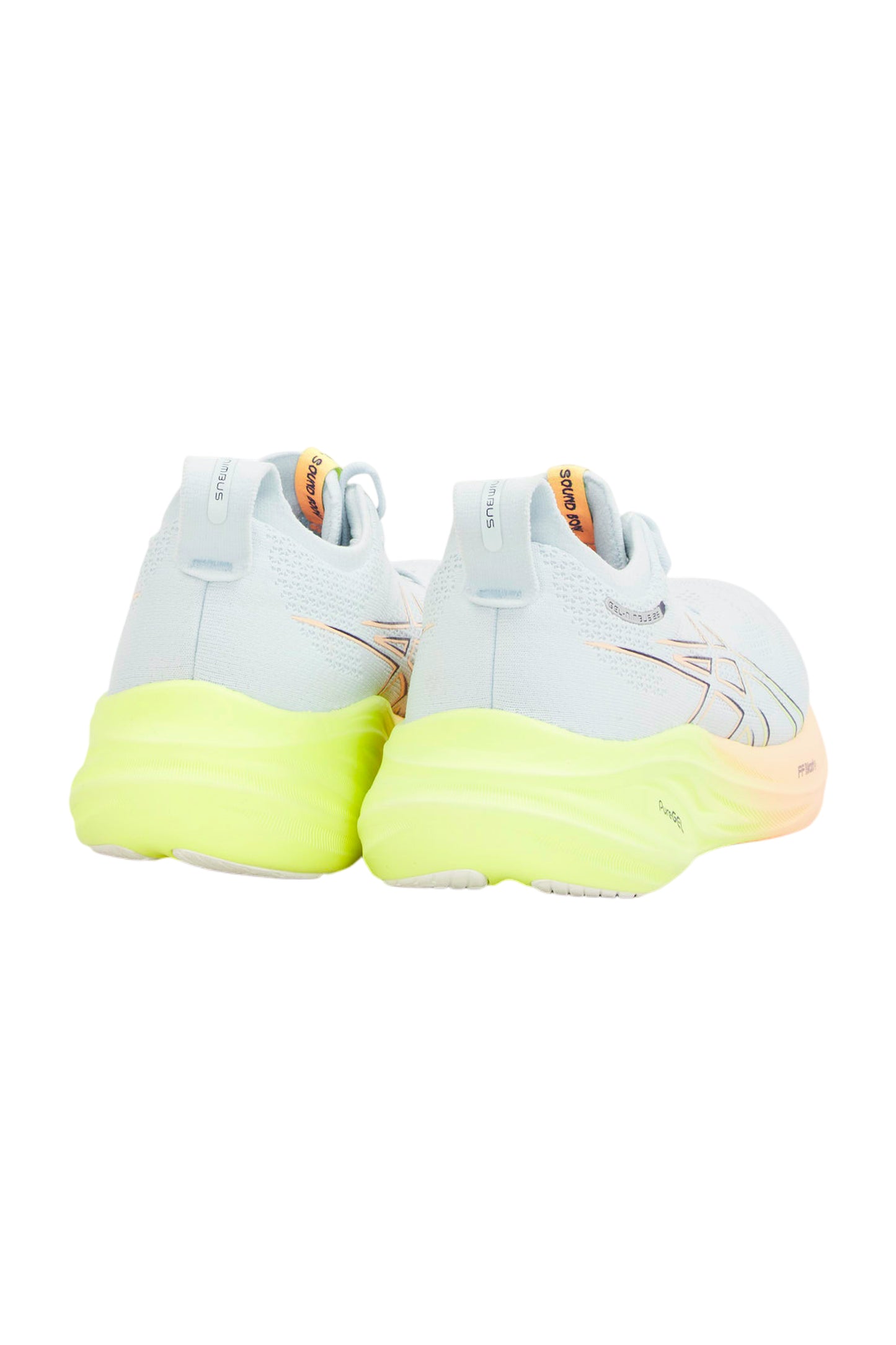 ASICS Gel-Nimbus 26 Paris Damen Laufschuhe - COOL GREY/SAFETY YELLOW