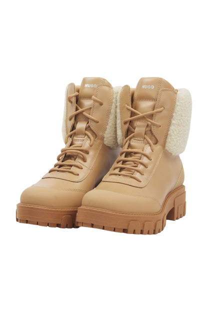 Hugo Schnürstiefeletten Size 38 Bronze 