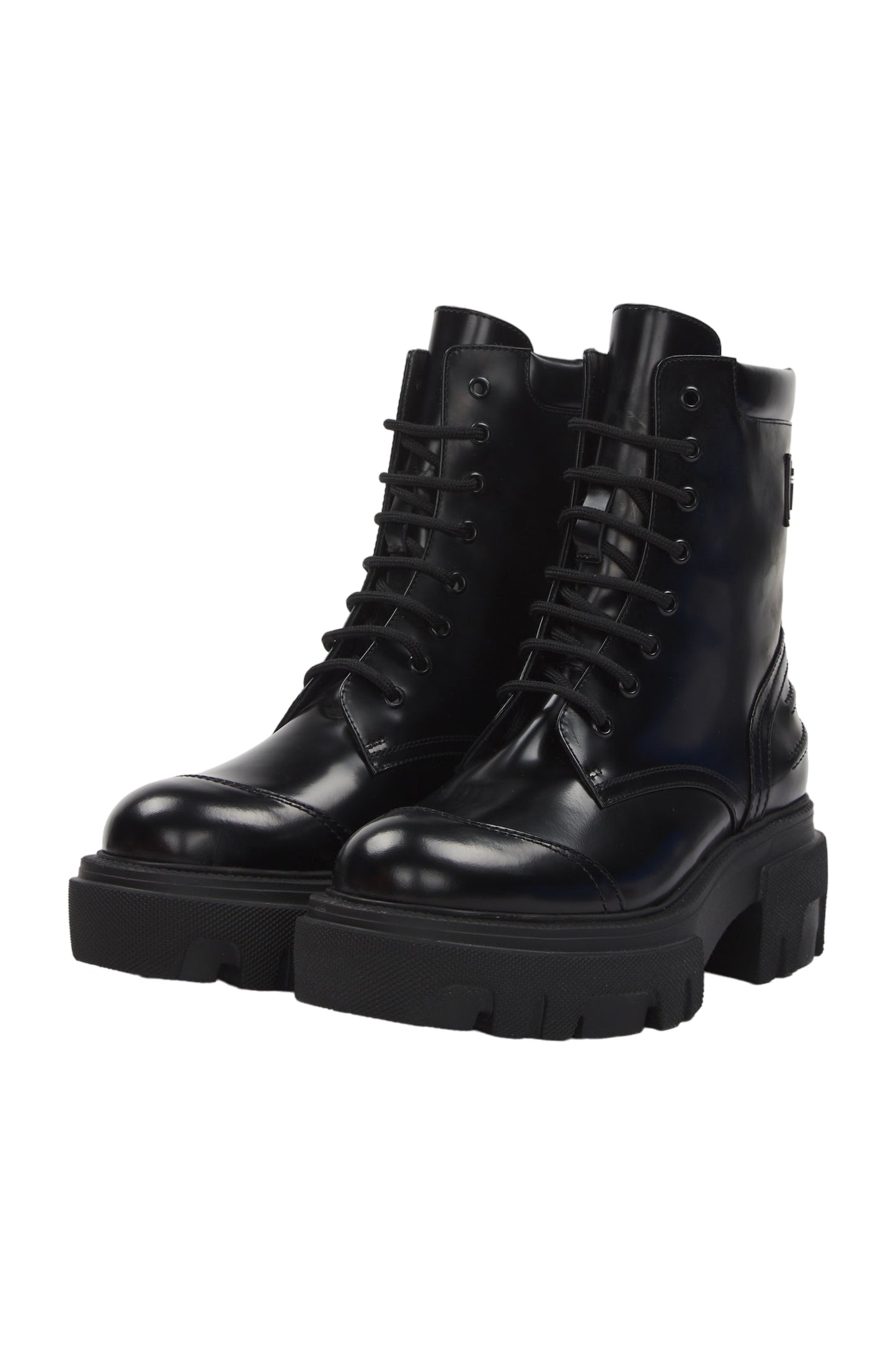 Msgm Schnürstiefeletten Size 40 Schwarz 