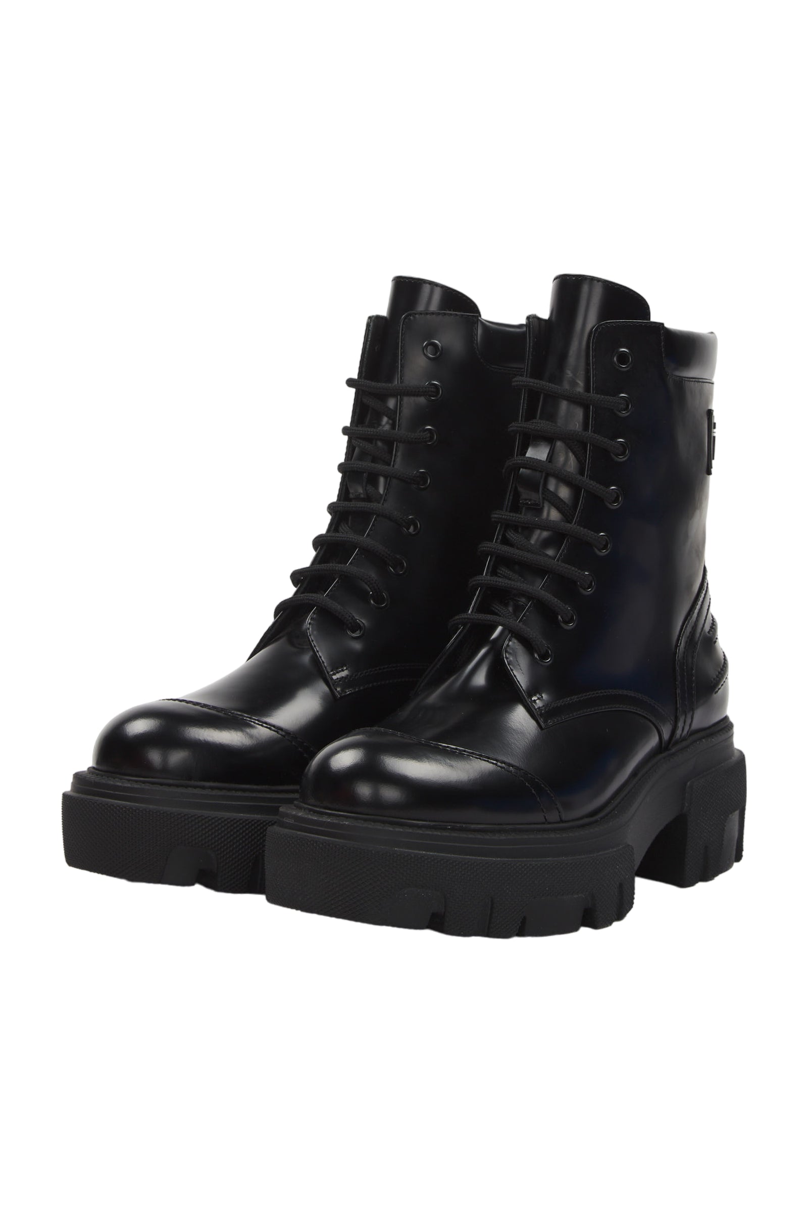 Msgm Schnürstiefeletten Size 40 Schwarz 