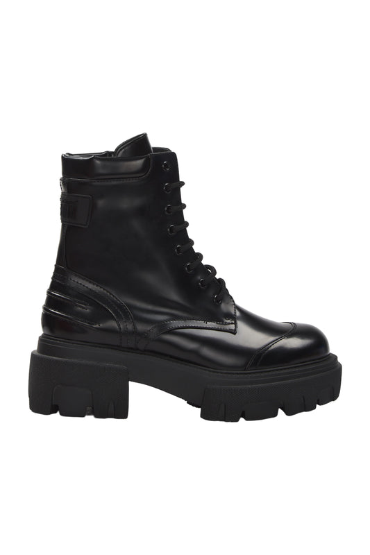 Msgm Schnürstiefeletten Size 40 Schwarz 