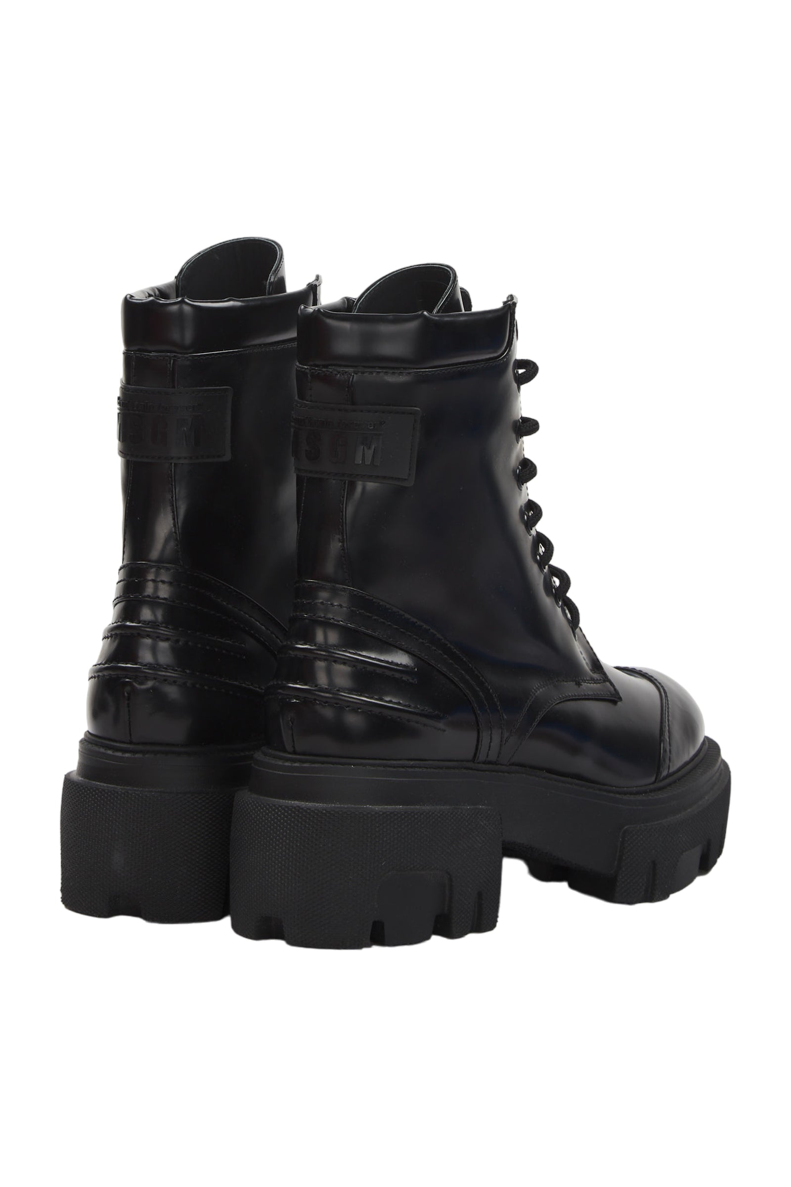 Msgm Schnürstiefeletten Size 40 Schwarz 