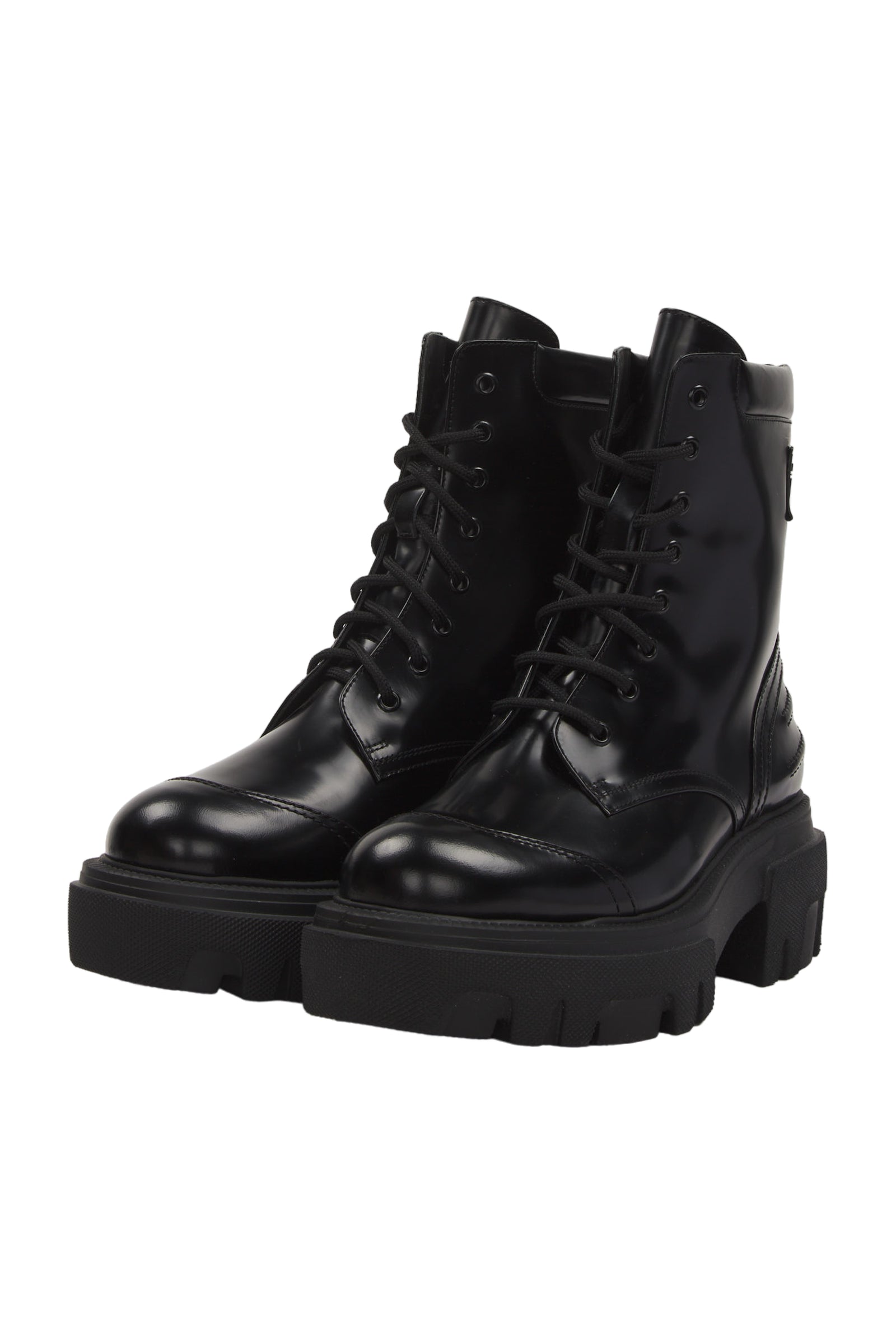 Msgm Schnürstiefeletten Size 41 Schwarz 