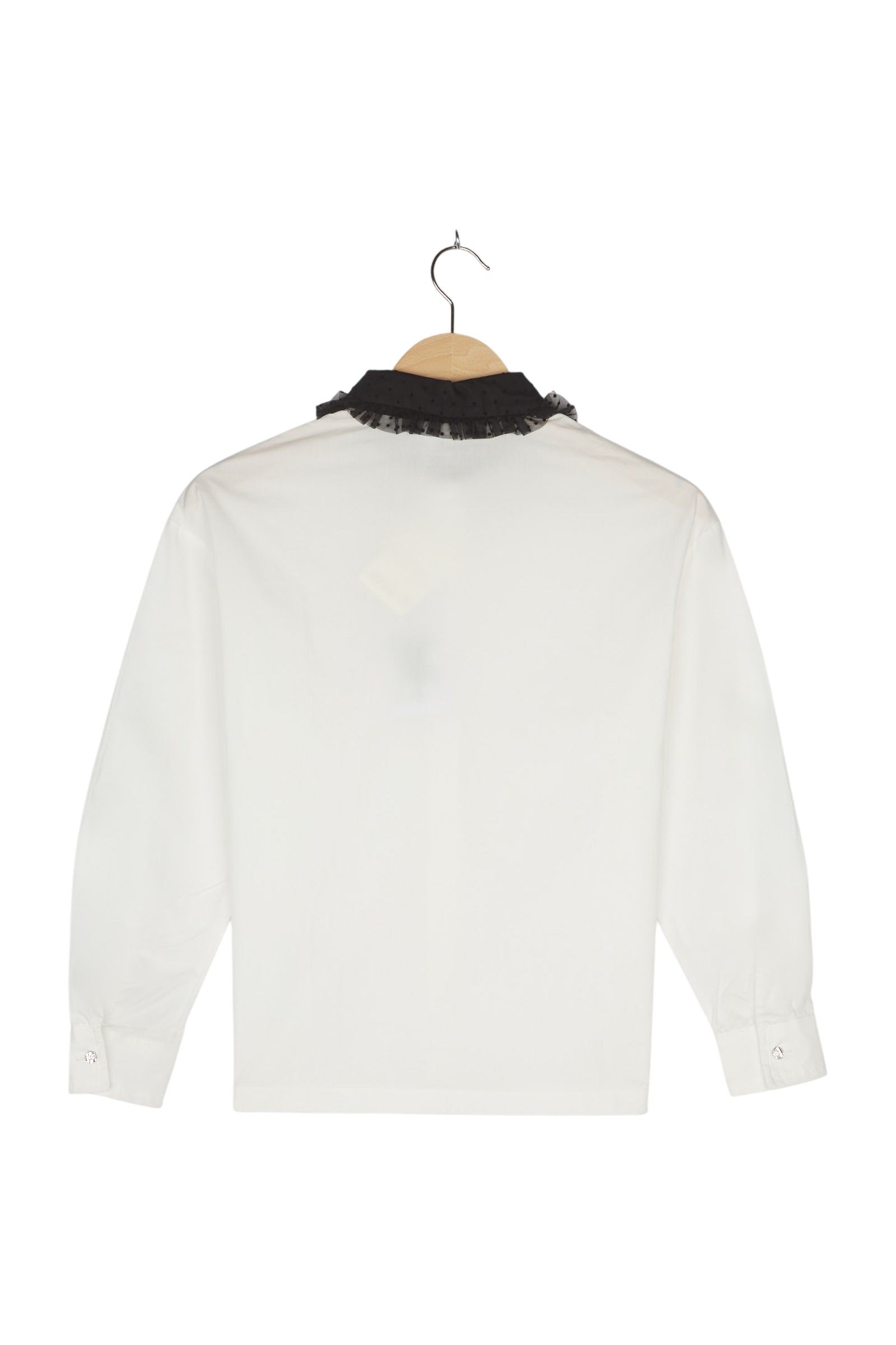 MonnaLisa Bluse mit Tüll Kragen
