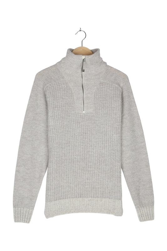 BISPEN WOOL ZIP NECK