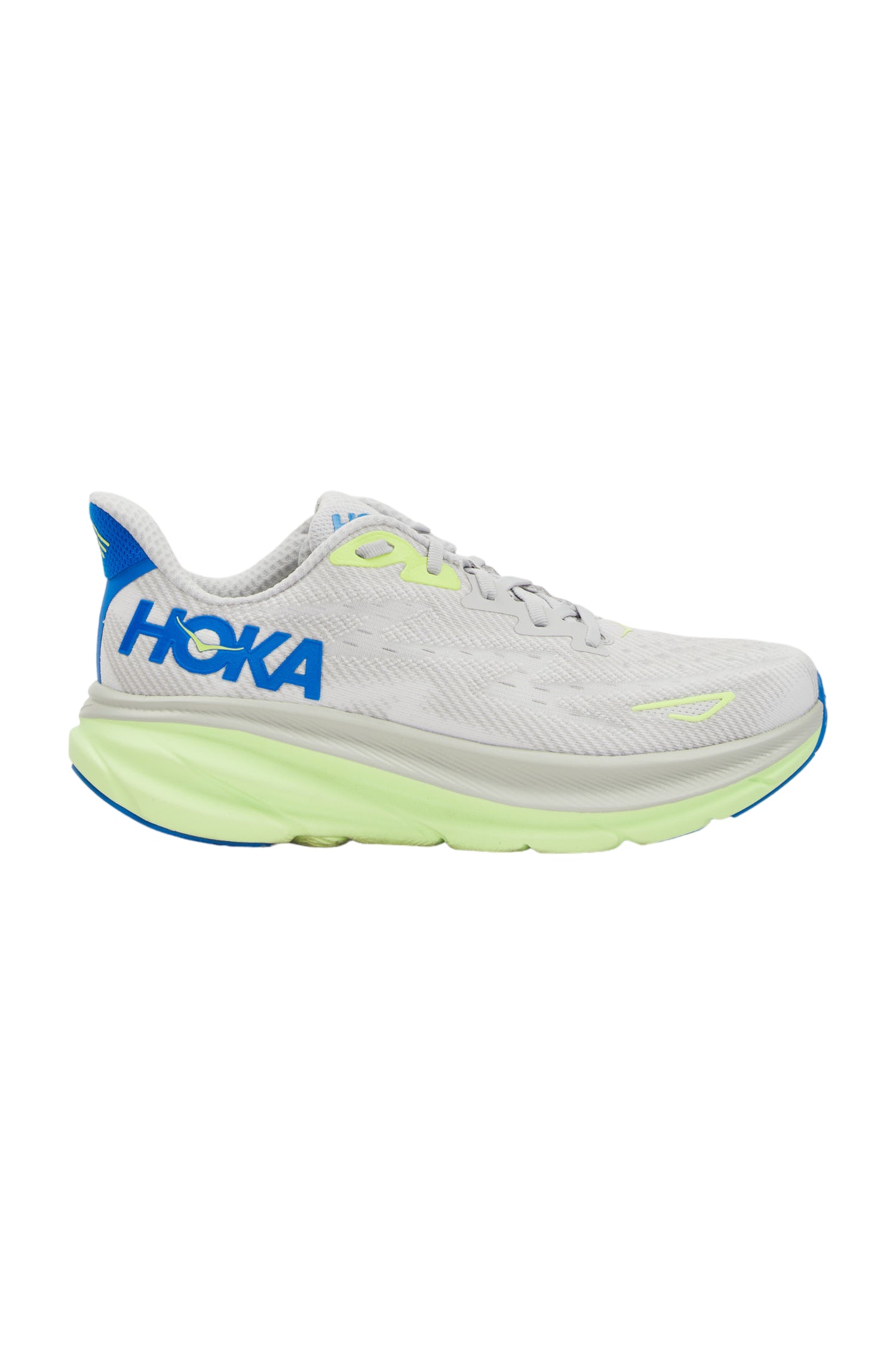 Hoka Clifton 9 Herren Laufschuhe - Stardust/Electric Cobalt
