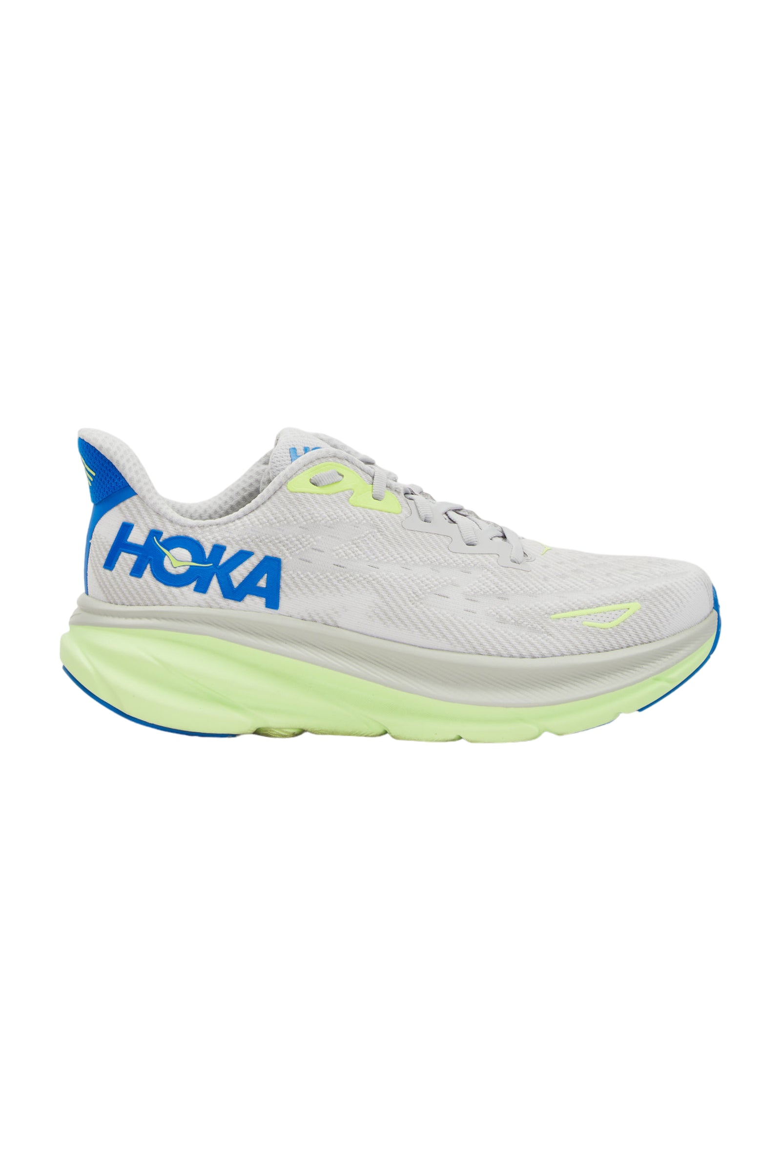 Hoka Clifton 9 Herren Laufschuhe - Stardust/Electric Cobalt