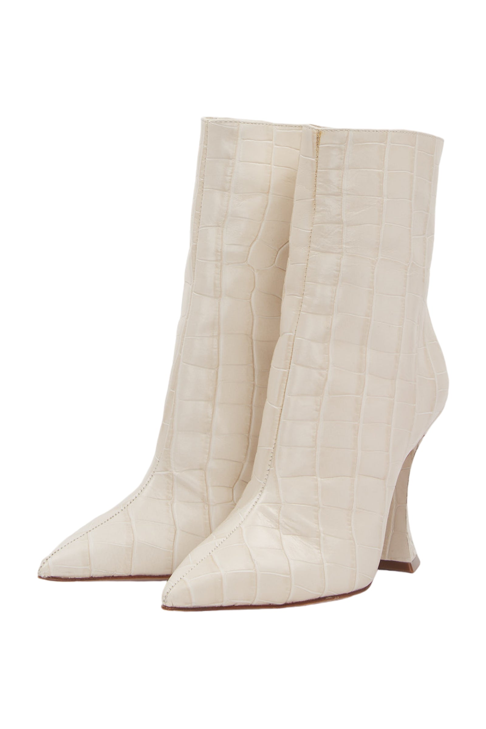 Schutz Ankle Boots High Heels Size 36 Beige 