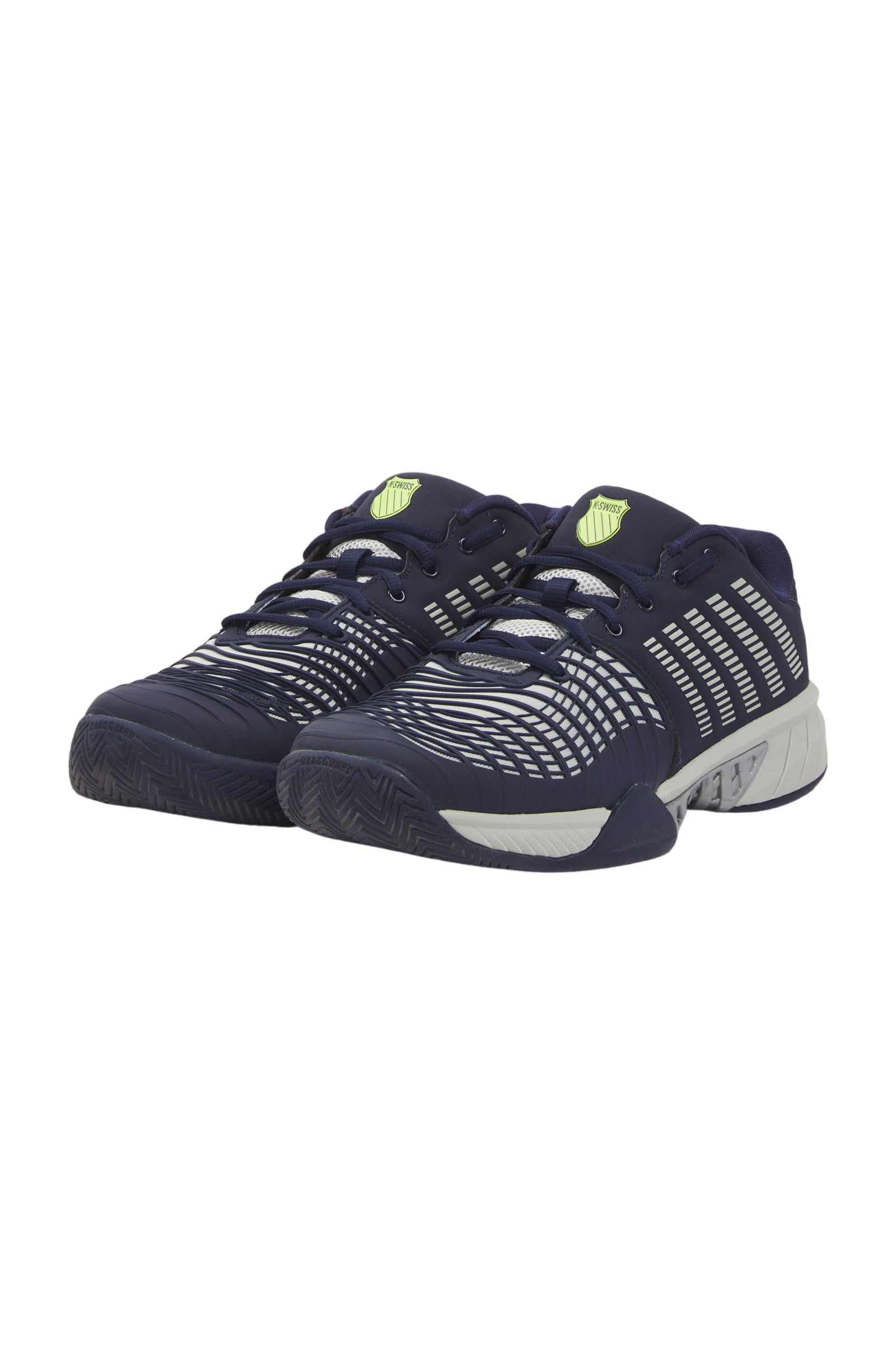 K-Swiss Hypercourt Supreme 2 Herren Tennisschuhe - Peacoat/Grau Violett/Limettengrün
