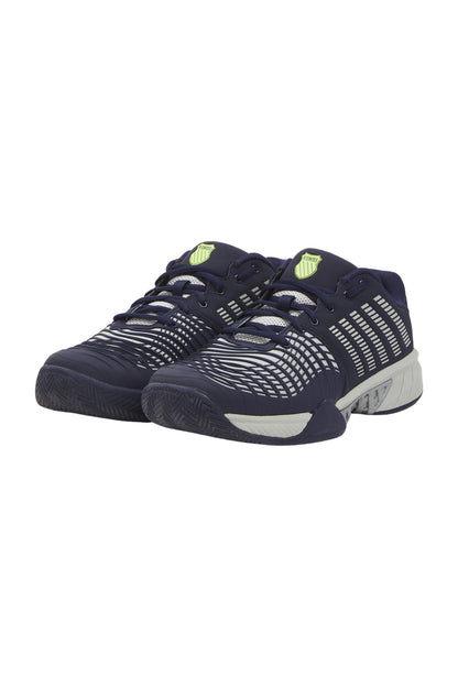 K-Swiss Hypercourt Supreme 2 Herren Tennisschuhe - Peacoat/Grau Violett/Limettengrün