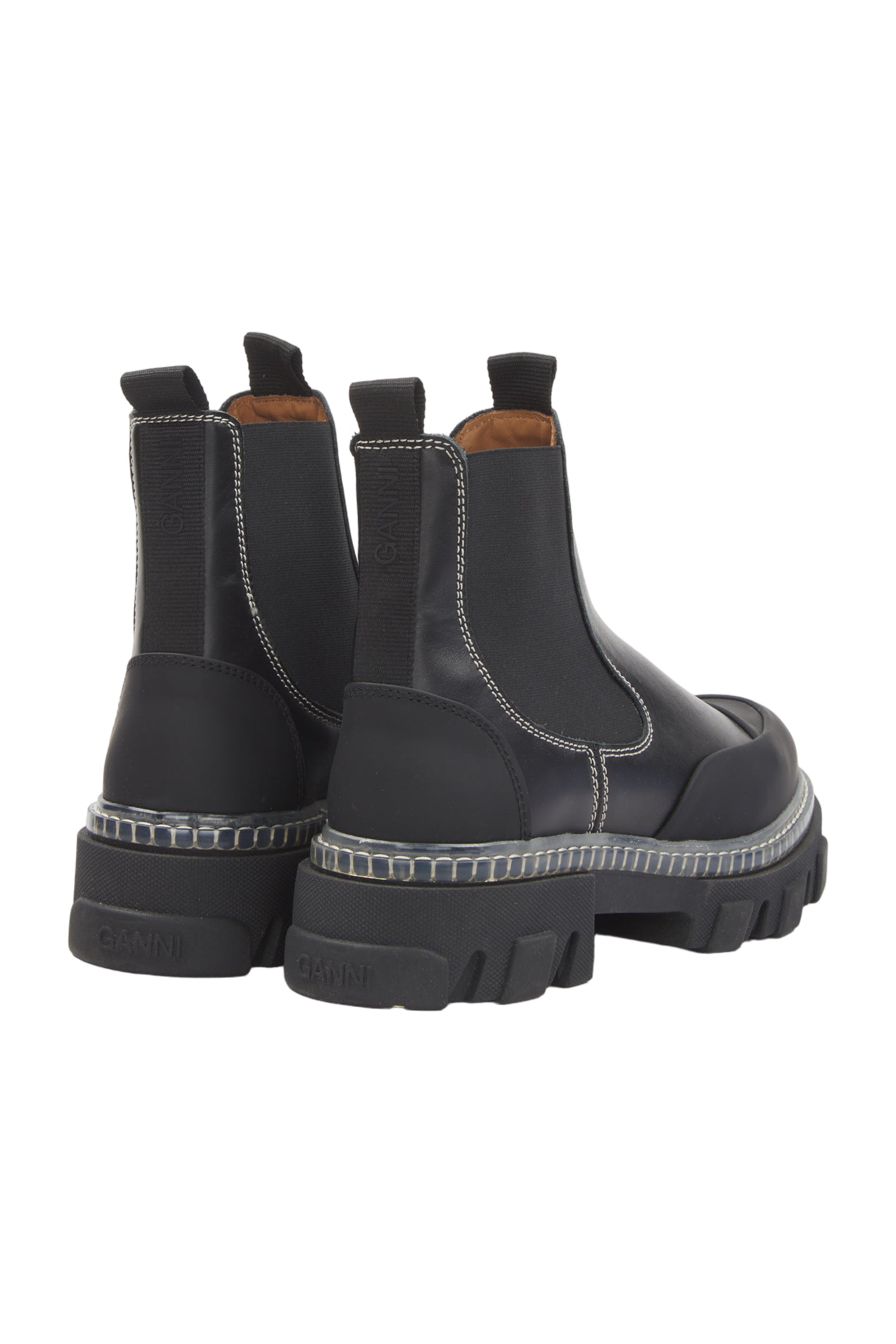 Ganni Ankle Boots Size 41 Schwarz 