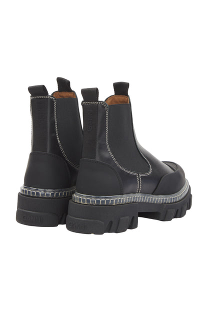 Ganni Ankle Boots Size 41 Schwarz 