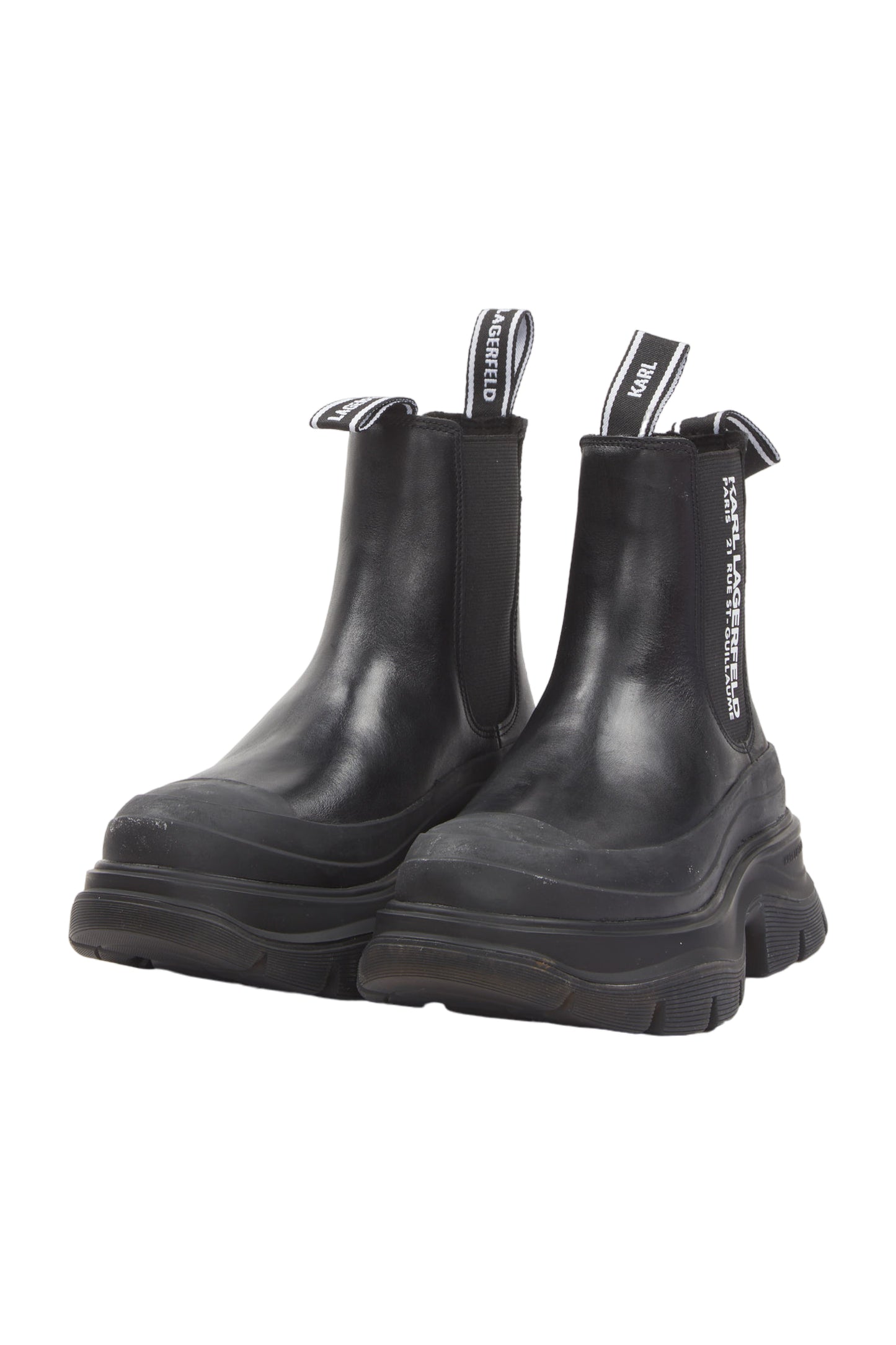 Karl Lagerfeld Ankle Boots Size 36 Schwarz 