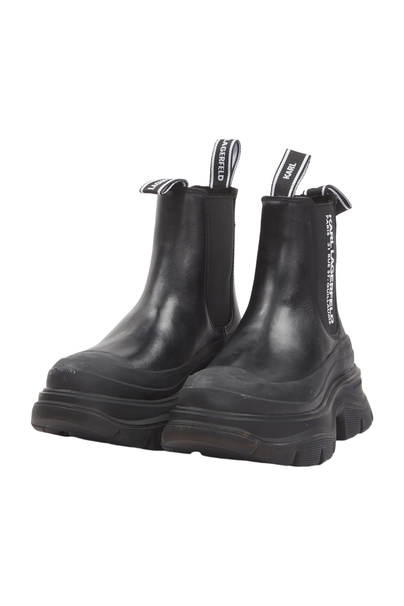 Karl Lagerfeld Ankle Boots Size 36 Schwarz 