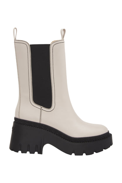 Coach Alexa Heeled Boot Stiefel Size 37 Beige 
