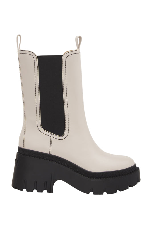 Coach Alexa Heeled Boot Stiefel Size 37 Beige 