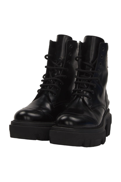 Msgm Schnürstiefeletten Size 40 Schwarz 