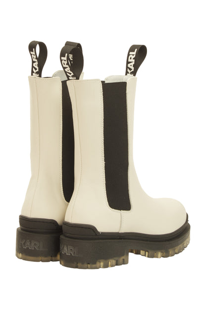 Karl Lagerfeld Stiefel Size 37 Weiß 