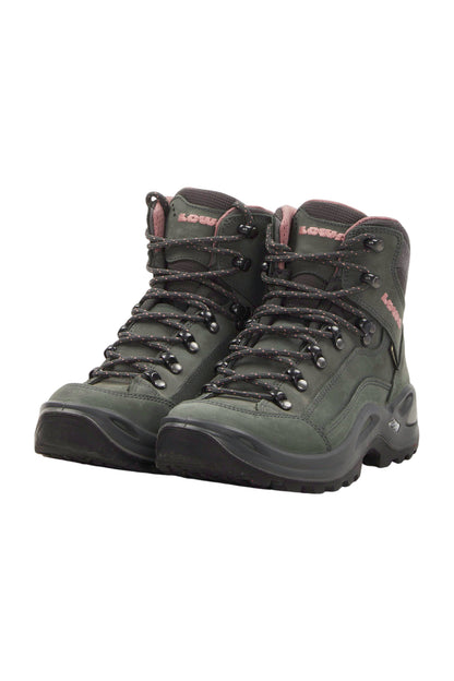 LOWA RENEGADE GTX MID Damen Wanderstiefel - Graphit Rose 