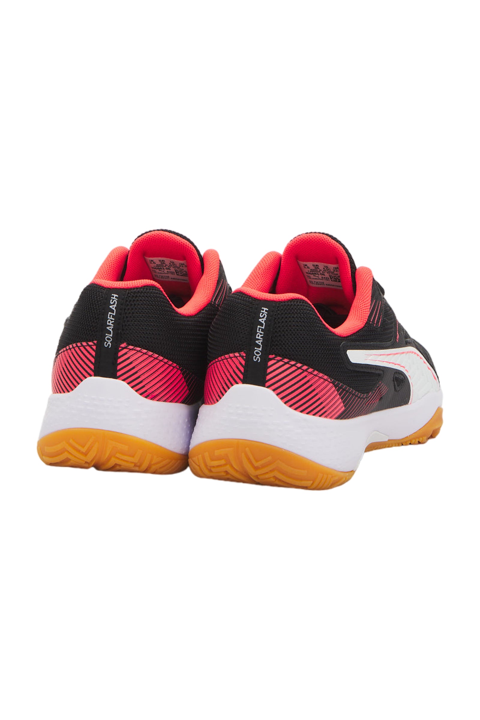 Puma Solarflash JR II Kinder Hallenschuhe - Schwarz/Rot
