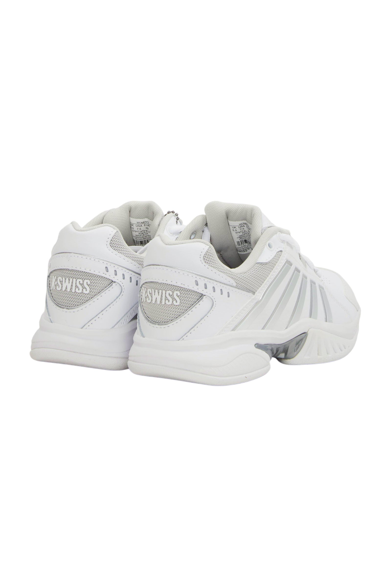 K-SWISS Receiver V Damen Tennisschuhe - Weiß/Silber