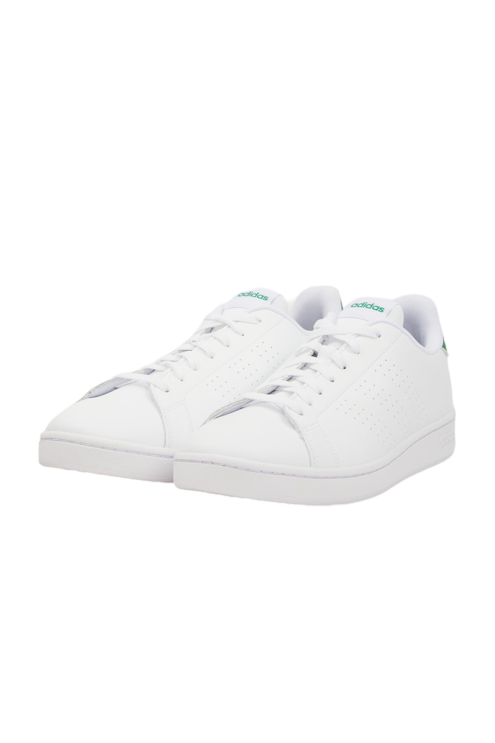Adidas Advantage Base 2.0 Kinderschuhe - Cloud White / Grün, EU 36